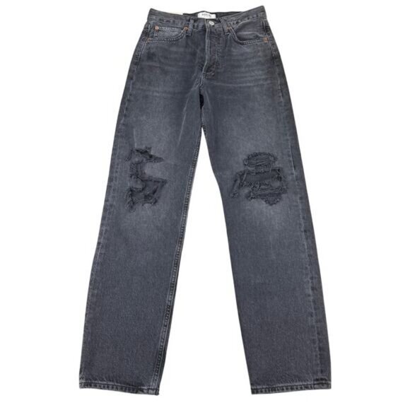 NWT AGOLDE 90s Mid Rise Loose Sz 23 Vagabond - Picture 4 of 11